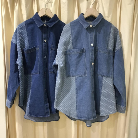 ꫛꫀꪝ✧‧˚デニムシャツ