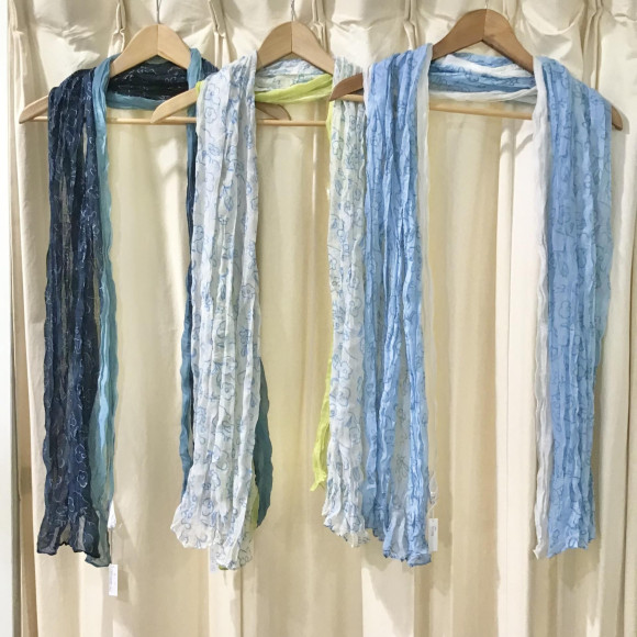 UVカット花柄プリントストール♪