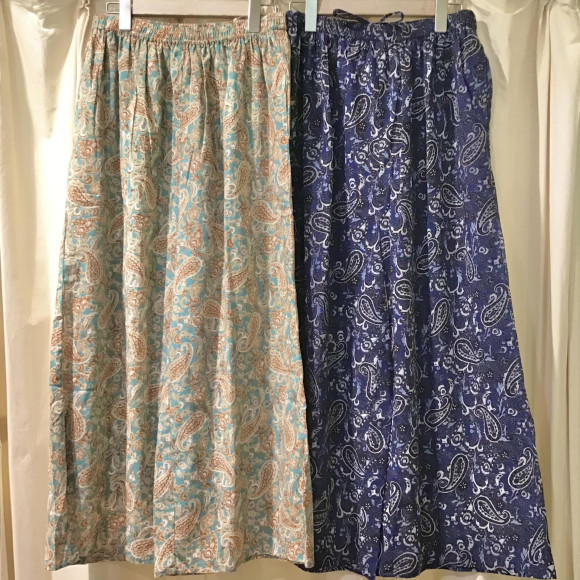 1枚で楽ちん♫ペイズリーパンツ☆