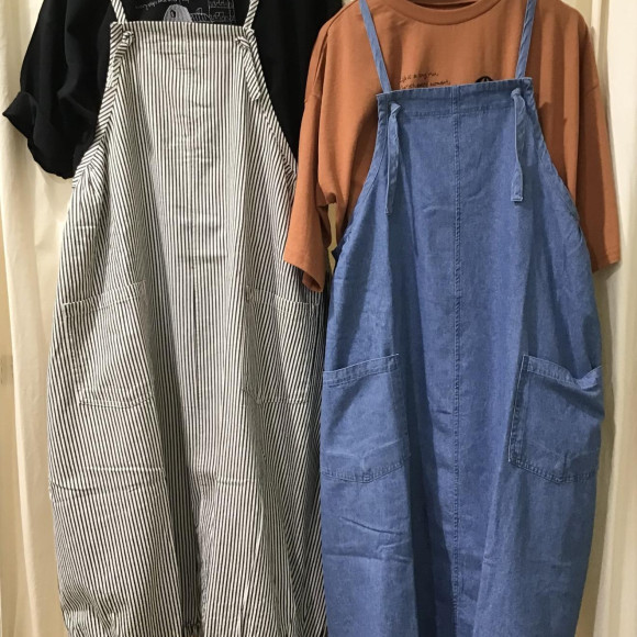 大人気のエプロンワンピース！