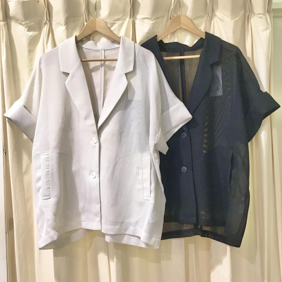 メッシュ半袖ジャケット♪