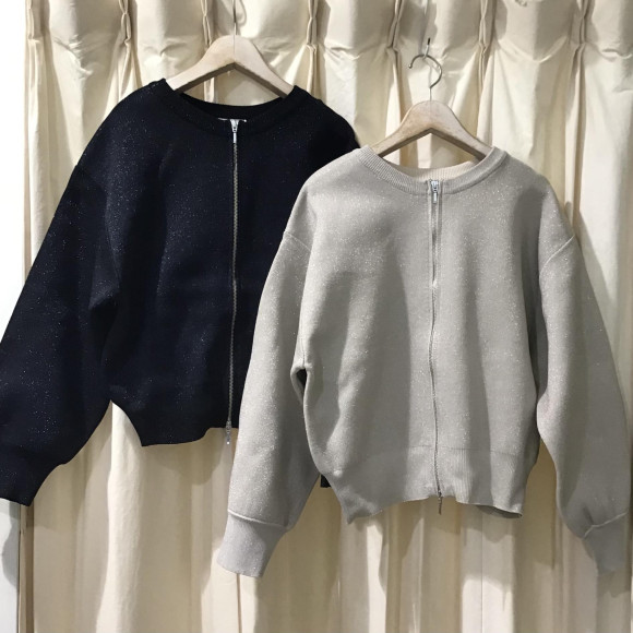 ジップショートラメブルゾン!!