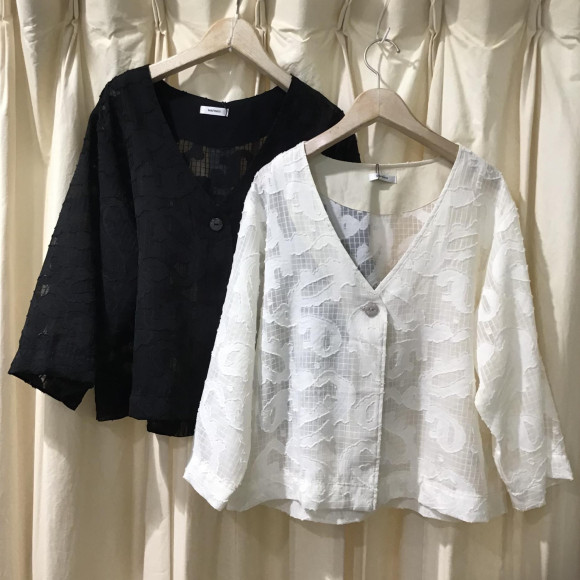 シアーJK風カーディガン