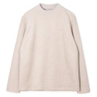 スエードタッチモックネックロングTシャツ