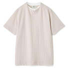 フェイクレイヤードキーネック半袖Tシャツ