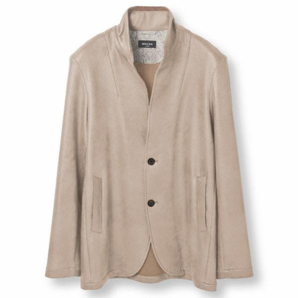 大受歡迎!皮革風格立式夾克