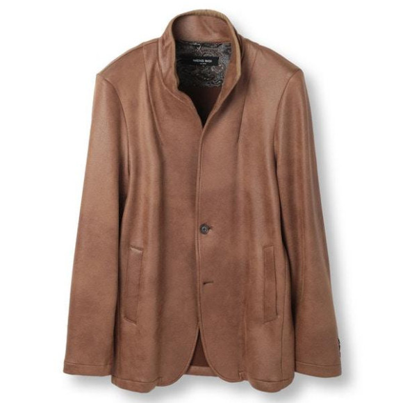 皮革風格印花紙箱支架彩色夾克