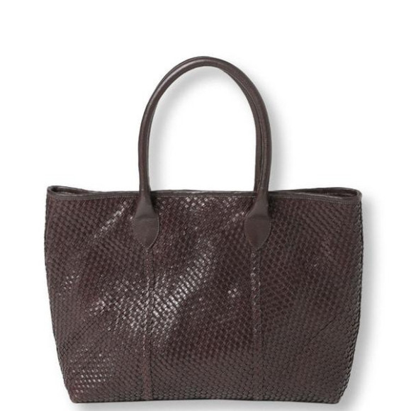 [ฮอลลิงเวิร์ธ คันทรี เอาท์ฟิตเตอร์ส] กระเป๋าหนังถัก