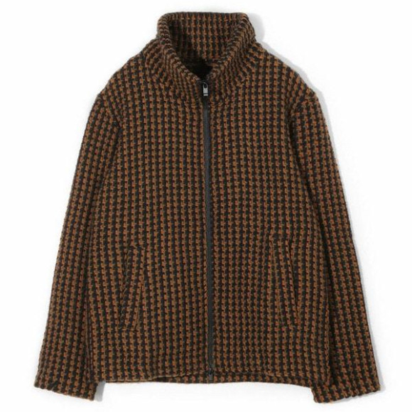 [จอห์น บรานิกาน] เสื้อคลุมสไตล์ถักลายตารางสั่งทำพิเศษ