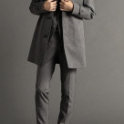 เสื้อโค้ทคอตั้ง มีซับในหลายชั้น