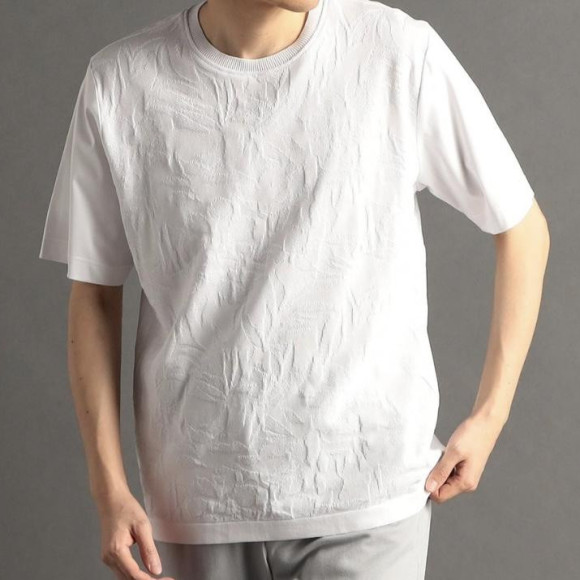 パネルニット 半袖Tシャツ