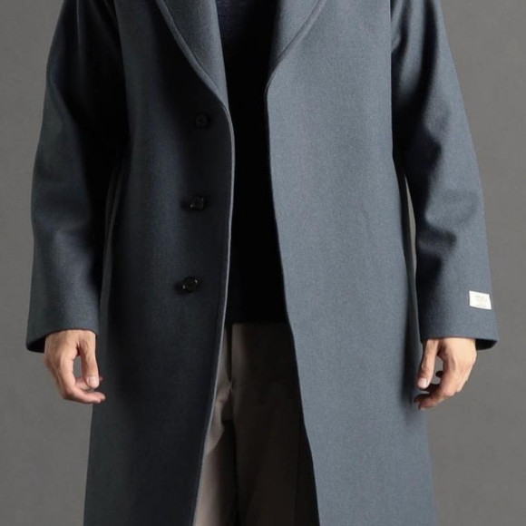 ウールメルトン チェスターコート