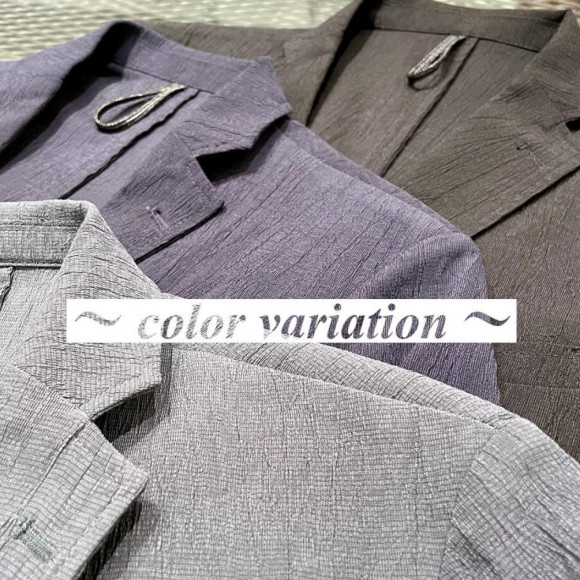 ワッシャートリコット セットアップジャケット