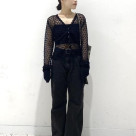 エモエレの透かし編みカーディガ...