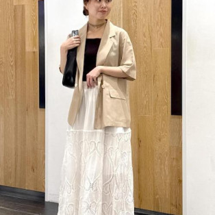 大人フェミニンなシアージャケッ...