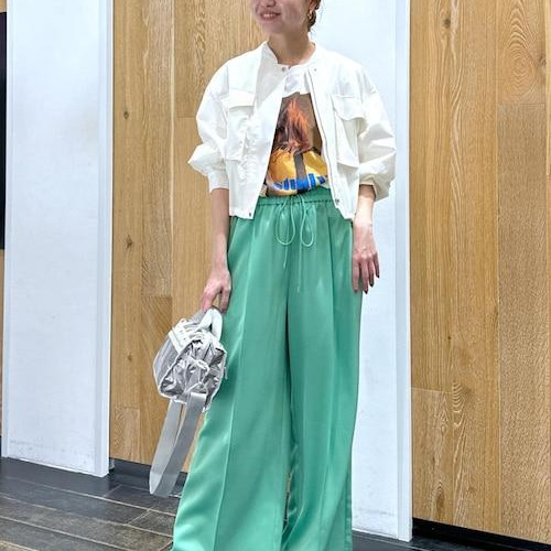 フォルムが可愛いシャツブルゾン...