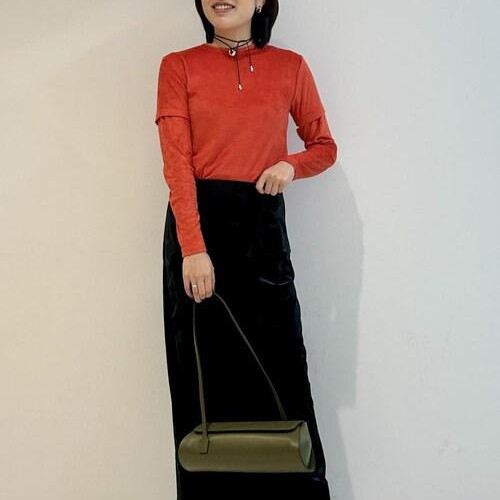 秋の始まりにベロア素材をメイン...