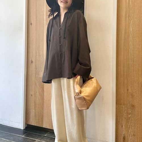 Looks beautiful blouse and satin...