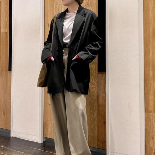 春の羽織にぴったりなリラックス...