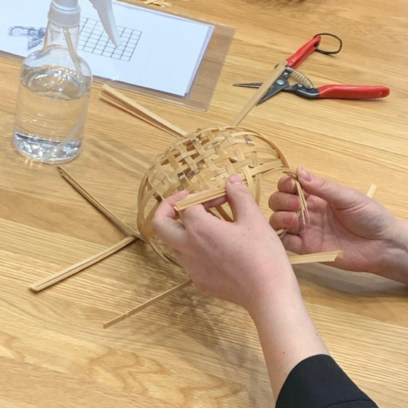 竹で編む四海波かご｜イベントレポート