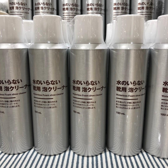 水のいらない靴用泡クリーナー｜新商品