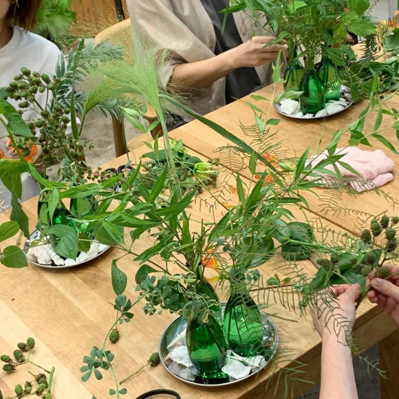 花瓶がなくても。徳利を使ったアレンジ｜イベントレポート