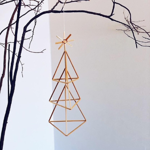 【無印良品 広島パルコ】[空席あり]北欧の幸運のお守り クリスマスツリーのヒンメリワークショップ｜イベント告知