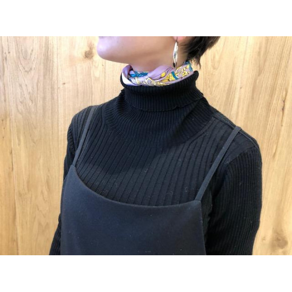 スカーフで彩りを ハイネック巻き編 ルージュ ヴィフ ラクレ ショップニュース 広島parco パルコ