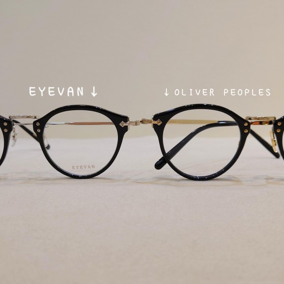 OLIVER PEOPLES】名作コンビボストン“Op-505”!!比較ご紹介