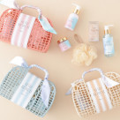 【母の日のギフトにおすすめ❁♡】 おしゃれなカゴバッグに入ったボディケアのギフトセットが新登場☆彡