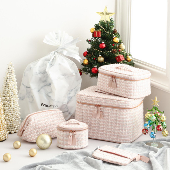 Introduction of the pouch series with elegant tweed material♪