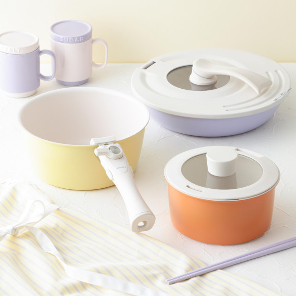 【NEW!】推荐给新生活♡介绍可以卸下取手的火锅、平底锅套餐♪