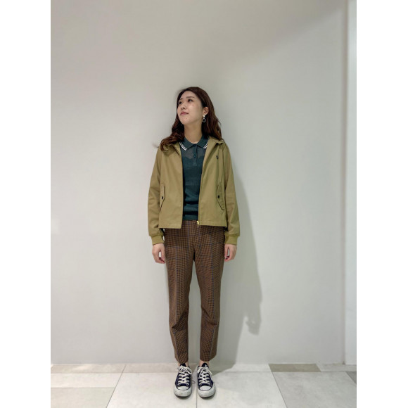 ベストセラー激安 Side Pleated Harrington Jacketハリントン