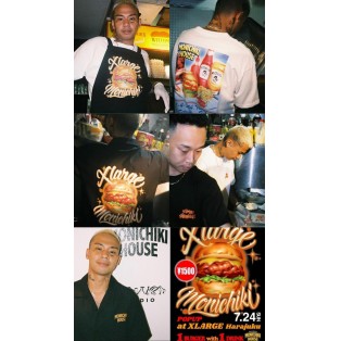 え！？チキンバーガァァー！？！？　7.23.sat XLARGE×MONICHIKI HOUSE！