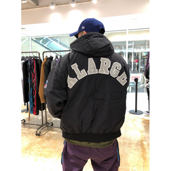 【くれまぐエア着用】XLARGE NYLON PUFFER JACKET