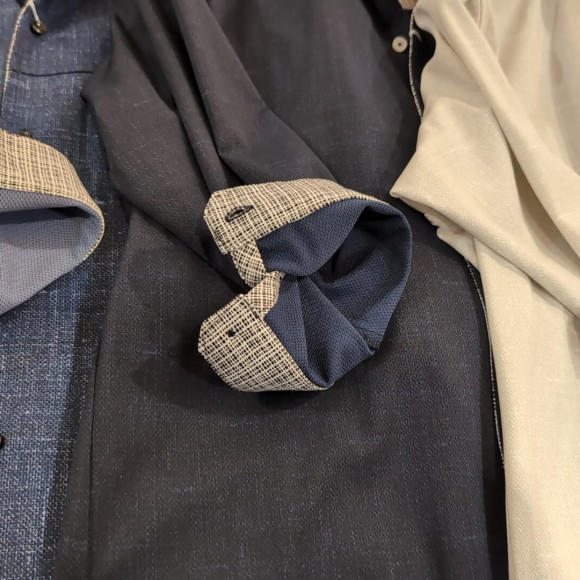 新作アイテム紹介　リエラボ7分シャツ