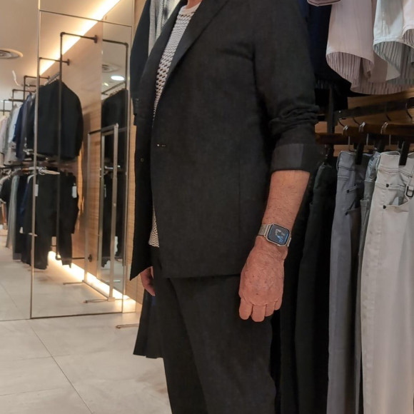 オススメコーディネート紹介　お客様にモデルしてもらいました。