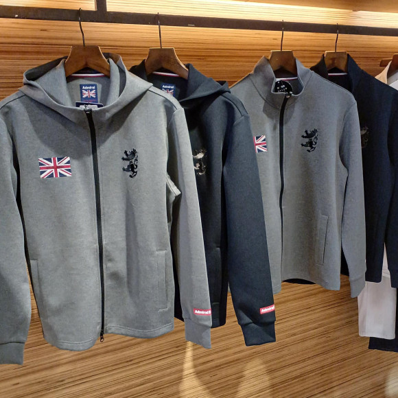 新作アイテム紹介　Admiral別注トラックジャケット&フーデッドパーカ