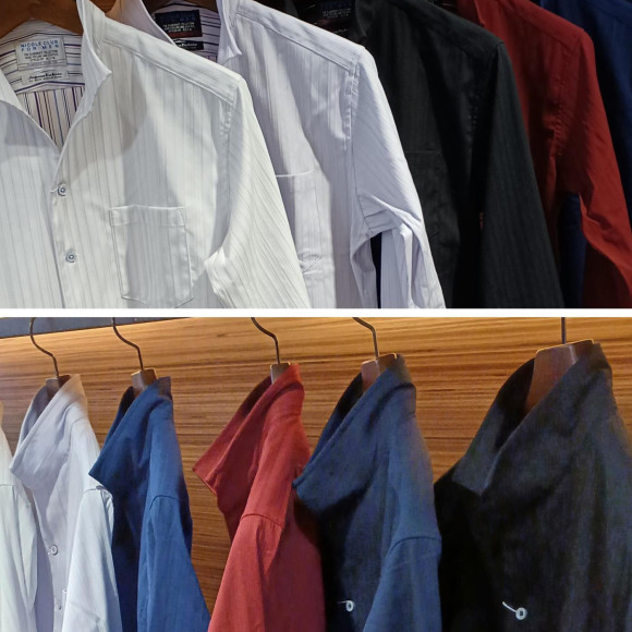 オススメアイテム紹介　リバーシブルドビースタンドカラーシャツ