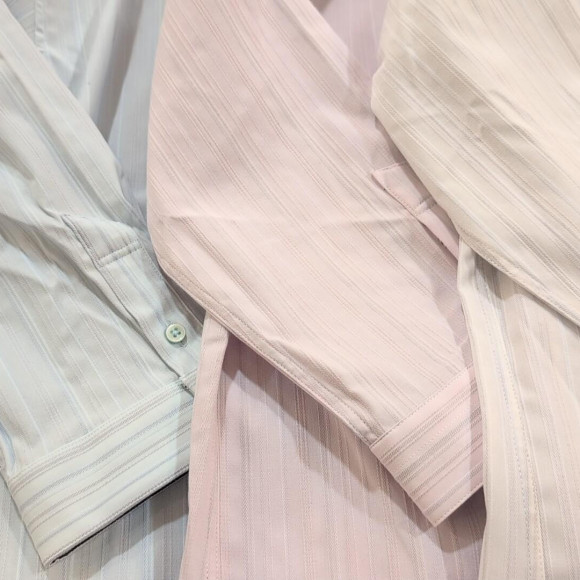 New item introduction Italian color 7-minute shirt