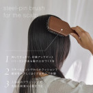 凛とした髪に。 頭皮をほぐすカッサブラシ。