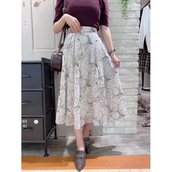 新作！楊柳刺繍スカート♡ | ノエラ・ショップニュース | 広島PARCO