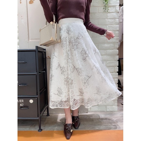 新作！線描き刺繍レーススカート♡ | ノエラ・ショップニュース | 広島 ...