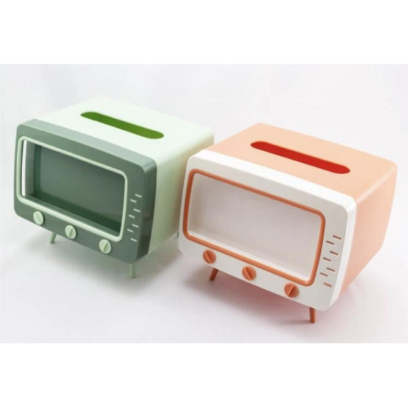 New スマホスタンド付きテレビ型ティッシュケース サンキューマート ショップニュース 広島parco パルコ