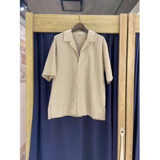 COTTON LINEN SS SHIRT