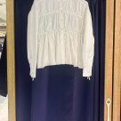 ［岡山デニム］LIGHT OZ SHIRRING BL