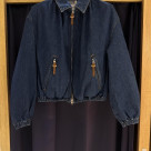 [岡山デニム]DENIM GATHERD ZIP BLOUSON