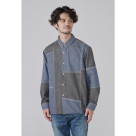 [岡山デニム]DENIM PATCHWORK SHIRT