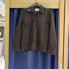 FAUX SUEDE SHIRT JACKET