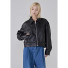 LEATHER BLOUSON JACKET